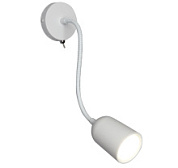 картинка Подсветка настенная под лампу с выключателем ML400 MR16/GU10, 35W белый 48441 Feron от интернет-магазина К1-СТРОЙ