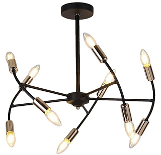 картинка Светильник потолочный 08073-0.3-10A BK+FGD Reluce от интернет-магазина К1-СТРОЙ