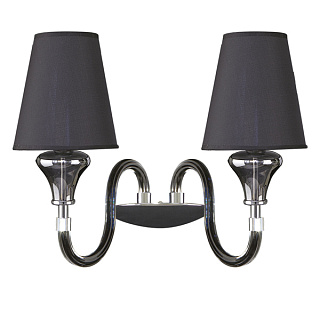 картинка 809627*** (MB2070-2) Бра OTTO 2х40W E14 ЧЕРНЫЙ ткань (в комплекте) от интернет-магазина К1-СТРОЙ