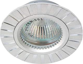 картинка Светильник встраиваемый GS-M364S потолочный MR16 G5.3 серебро Feron от интернет-магазина К1-СТРОЙ