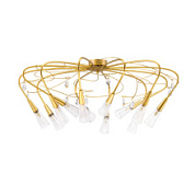 картинка 711121 (SX1105/12)  Люстра AEREO 12х25W G9 МАТОВОЕ ЗОЛОТО (в комплекте) от интернет-магазина К1-СТРОЙ