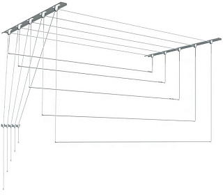 картинка Сушилка для белья 2 м 6619 ЛИАНА от интернет-магазина К1-СТРОЙ
