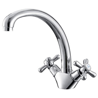 картинка Смеситель для кухни Carlson хром 11033 KAISER от интернет-магазина К1-СТРОЙ