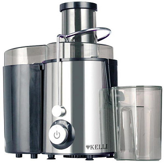 картинка Соковыжималка электрическая KL-5090 серебристый Kelli от интернет-магазина К1-СТРОЙ