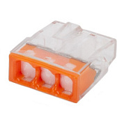 картинка Клемма миниатюрная 3 х (0,5-2,5) СМК с контактной пастой 2273-243 КВТ от интернет-магазина К1-СТРОЙ