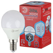 картинка Лампа светодиодная RED LINE ECO LED P45-6W-840-E14 E14/Е14 6Вт ЭРА  от интернет-магазина К1-СТРОЙ