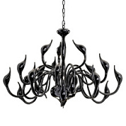 картинка 751247 (MD8098-24A BK) Люстра подв. Cigno collo 24х20W G4 ЧЕРНЫЙ (в комплекте) от интернет-магазина К1-СТРОЙ