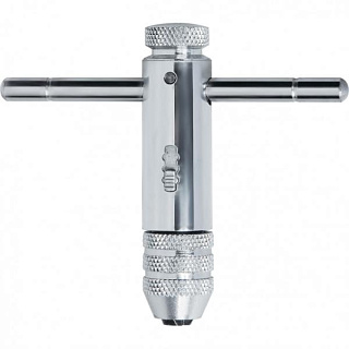 картинка Вороток для метчиков М3-М8, хромированный, с трещоткой Matrix от интернет-магазина К1-СТРОЙ