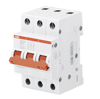 картинка Рубильник модульный 3-полюсный SHD203/50 ABB от интернет-магазина К1-СТРОЙ