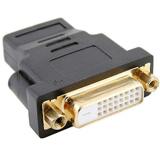 картинка Переходник HDMI (M) - DVI (M) черный от интернет-магазина К1-СТРОЙ