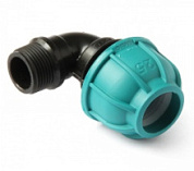 картинка Угольник с наружней резьбой ПЭ ф32х3/4" UNIO от интернет-магазина К1-СТРОЙ