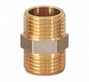 картинка Ниппель 3/4" никелированный, Wm*S3/4M*3/4M WaterMark от интернет-магазина К1-СТРОЙ