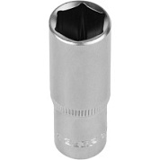 картинка Головка торцевая удлиненная, хроматированное покрытие, Cr-V, FLANK,  27726-14  (1/2дюйма) 14 мм ЗУБР МАСТЕР от интернет-магазина К1-СТРОЙ