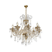 картинка 710082 (MD800003-8) Люстра подвесная TESORO 8х60W E14  24К ЗОЛОТО (в комплекте) от интернет-магазина К1-СТРОЙ