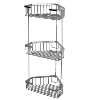 картинка Полка металлическая 3 - ярусная угловая F335-2 FRAP от интернет-магазина К1-СТРОЙ