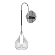 картинка Бра настенное Lightstar PENTOLA 1х25W G9, хром/прозрачный, H500 от интернет-магазина К1-СТРОЙ