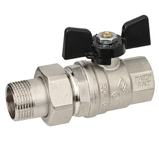 картинка Кран шаровой (Американка) 3/4" Oregon BUGATTI от интернет-магазина К1-СТРОЙ