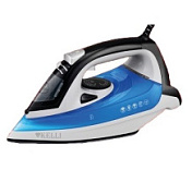 картинка Утюг электрический с керамическим покрытием KL-1653 Синий Kelli от интернет-магазина К1-СТРОЙ