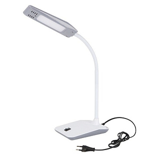 картинка Светильник настольный Uniel TLD-545 LED 4 Вт 3500K серый с белым от интернет-магазина К1-СТРОЙ