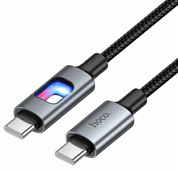 картинка Кабель с индикатором U144 Type-C to Type-C 60W 1.2m HOCO от интернет-магазина К1-СТРОЙ