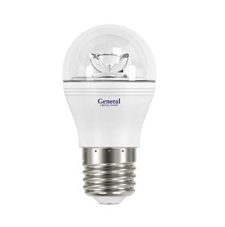 картинка Лампа светодиодная 7W E27 4500K Шар Хрусталь General Electric от интернет-магазина К1-СТРОЙ