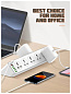 Cетевой фильтр 10 розеток 1х Type-C 5xUSB 2м. с выкл. 2500Вт SC10610 LDNIO