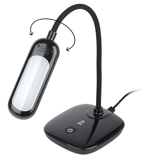 картинка Настольный светильник NLED-480 6W-BK черный ЭРА от интернет-магазина К1-СТРОЙ