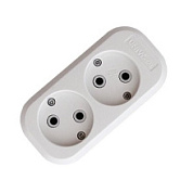 картинка Колодка 2 гнезда без заземления Universal от интернет-магазина К1-СТРОЙ