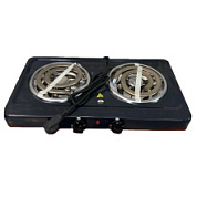 картинка Электрическая плита 2 конфорочная спираль 1000Вт WY-07A Электро от интернет-магазина К1-СТРОЙ