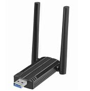 картинка Адаптер беспроводной сети Wi-fi USB3.0 двухдиапазонный 2.4G/5G 1800Мбит/с от интернет-магазина К1-СТРОЙ