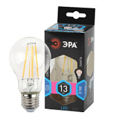 картинка Лампа светодиодная филаментная F-LED прозрачная A60-13W-840-E27 ЭРА от интернет-магазина К1-СТРОЙ