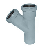 картинка Тройник полипропиленовый, D=32 х 32 45* ПП Политэк от интернет-магазина К1-СТРОЙ