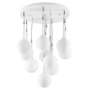 картинка Подвесная люстра Lightstar GLOBO 10х40W G9, белый/слоновая кость от интернет-магазина К1-СТРОЙ