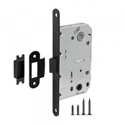 картинка Защелка врезная PLASTIC P96WC-50 BL-24 черный FUARO от интернет-магазина К1-СТРОЙ