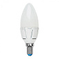 Лампа светодиодная серия ЯРКАЯ 4000K LED-C37 7W-NW-E14-FR PLP01WH Uniel