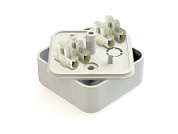 картинка Распределительная коробка 75*75*20 с клеммником белая GE41212-01 Greenel от интернет-магазина К1-СТРОЙ