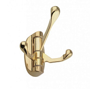картинка Крючок-вешалка 3-ой поворотный большой золотой от интернет-магазина К1-СТРОЙ