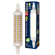 картинка Лампа светодиодная LED-J118-12W-WW-R7s-CL PLZ06WH Uniel от интернет-магазина К1-СТРОЙ