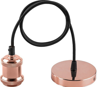 картинка Патрон для ламп LH128 со шнуром 1м 230V E27 медь 22364 Feron от интернет-магазина К1-СТРОЙ