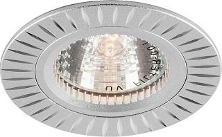 картинка Светильник встраиваемый GS-M394 потолочный MR16 G5.3 серебро Feron от интернет-магазина К1-СТРОЙ