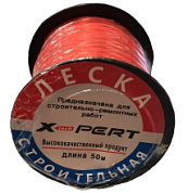 картинка Леска строительная 50м красный XtechPERT от интернет-магазина К1-СТРОЙ