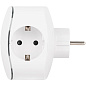 Разветвитель ЭРА SP-3e-3USBAC на 3 розетки + 3 USB (A+C), с заземлением, 16 А, белый