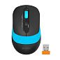 Мышь оптическая беспроводная USB черный/синий 2000dpi Fstyler FG10S A4TECH