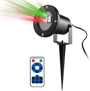 картинка Лазерный проектор уличный с пультом LASER S-832 от интернет-магазина К1-СТРОЙ