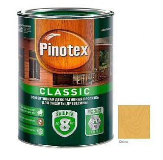 картинка Антисептик для дерева сосна 1л CLASSIC NW PINOTEX от интернет-магазина К1-СТРОЙ