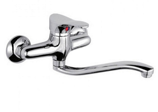 картинка Смеситель для кухни настенный, F4614-B FRAP от интернет-магазина К1-СТРОЙ