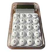 картинка Калькулятор настольный белый от интернет-магазина К1-СТРОЙ