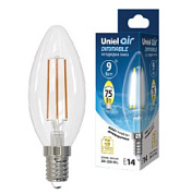 картинка Лампа светодиодная LED-C35-9W/4000K/E14/CL/DIM GLA01TR UNIEL от интернет-магазина К1-СТРОЙ