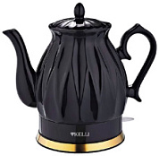 картинка Чайник керамический 2л. KL-1341Черный KELLI от интернет-магазина К1-СТРОЙ