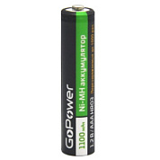 картинка Батарейка аккумуляторная AAА 1100mAh GP GoPower от интернет-магазина К1-СТРОЙ